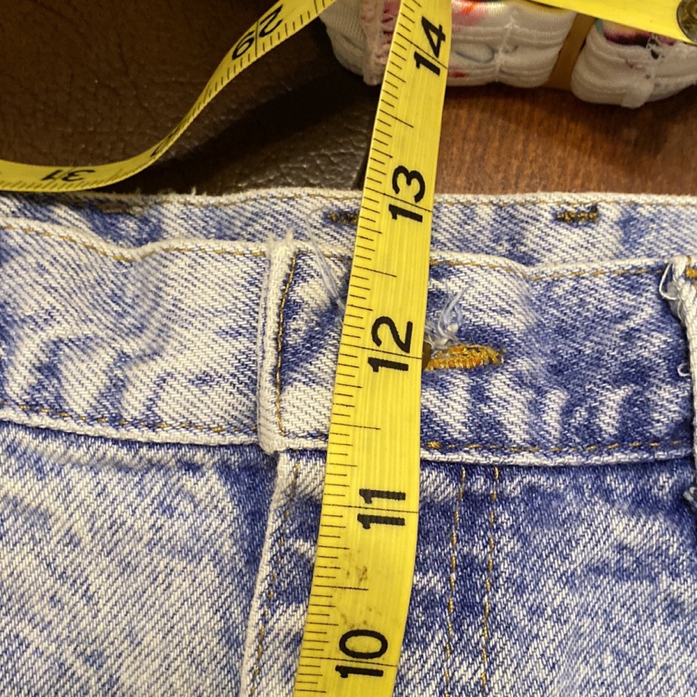 LEE Vintage hi rise acid washed tapered leg jeans size 12 P - Picture 5 of 7